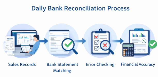 Daily Bank Reconciliation